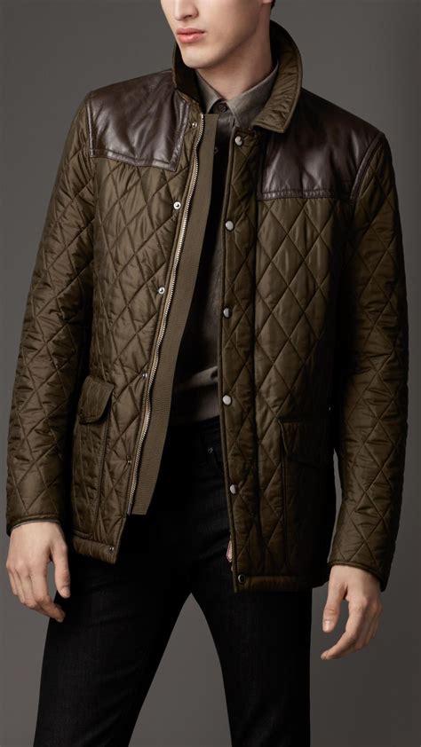 mens burberry winter jacket|men's burberry overcoat.